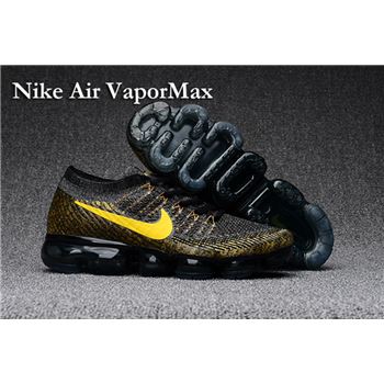 Nike Air VaporMax 2018 Men's Running Shoes Black Golden